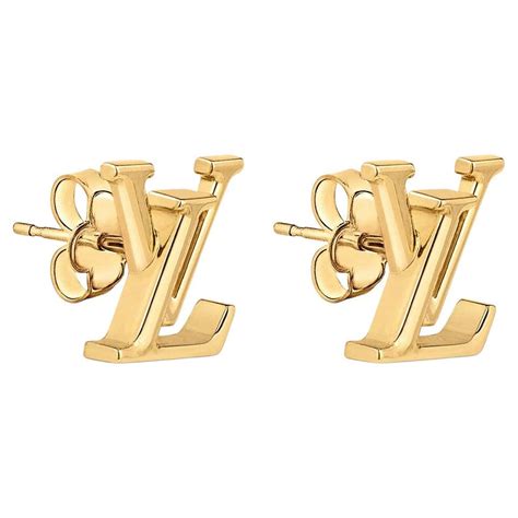 louis vuitton lv iconic earrings|louis vuitton v earrings price.